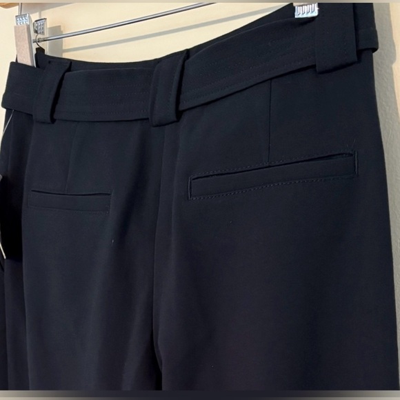 NWT Maeve by Anthropologie Pleated Black Trousers Size 00 - Picture 6 of 9